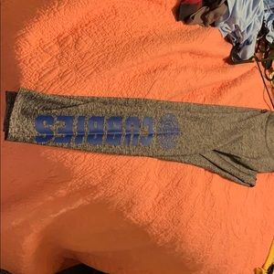 Gray Chicago Cubs Leggings - Yoga Pants